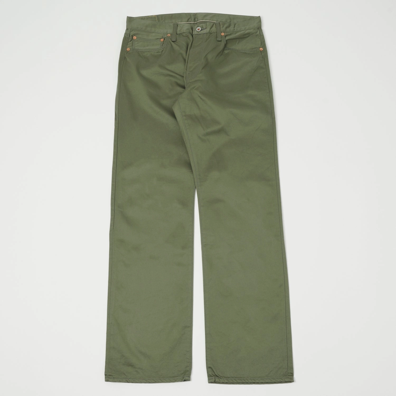 Layering Essential Spellbound Chino Cloth Regular Straight Jean - Olive Green