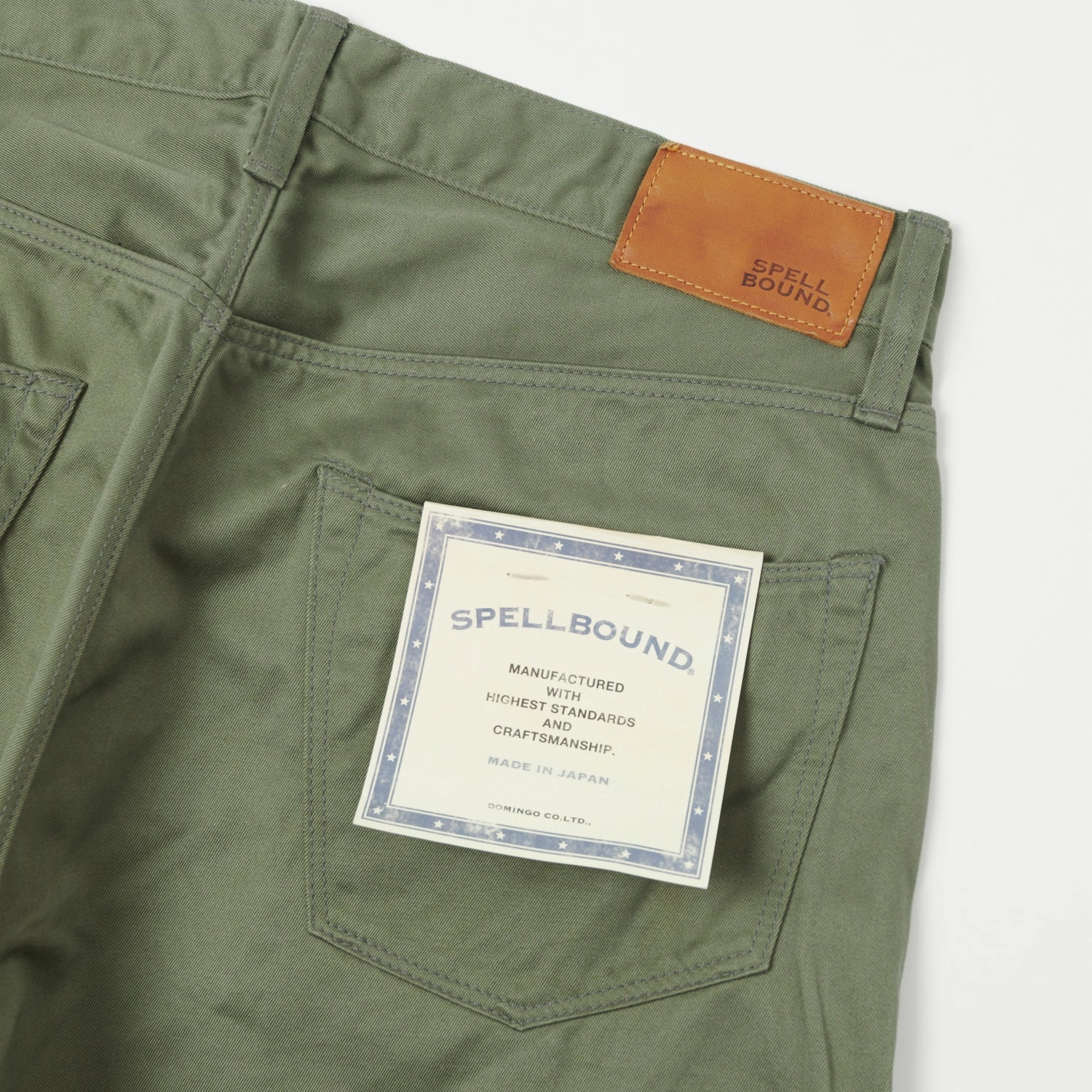 Stretch Comfort Spellbound Chino Cloth Regular Straight Jean - Olive Green