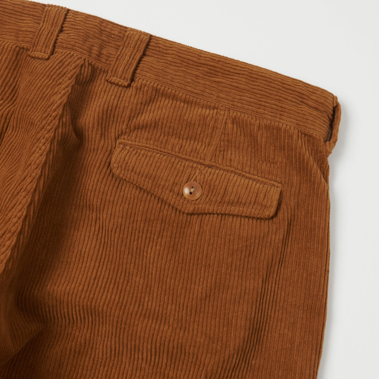 Spellbound Heavy Corduroy Wide Trouser - Brick RecycledMaterial