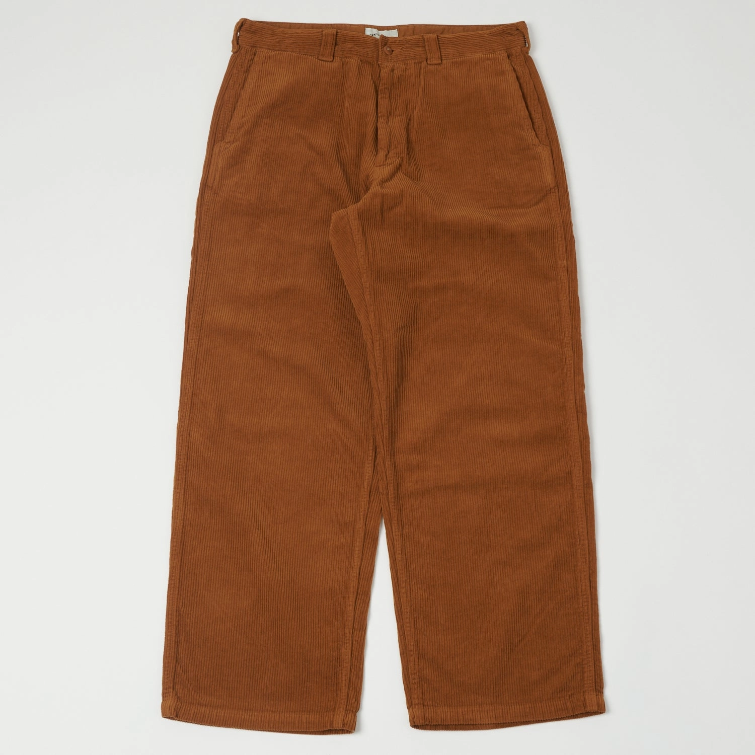 Spellbound Heavy Corduroy Wide Trouser - Brick FlexibleStretchWeave Casual Layer Fit