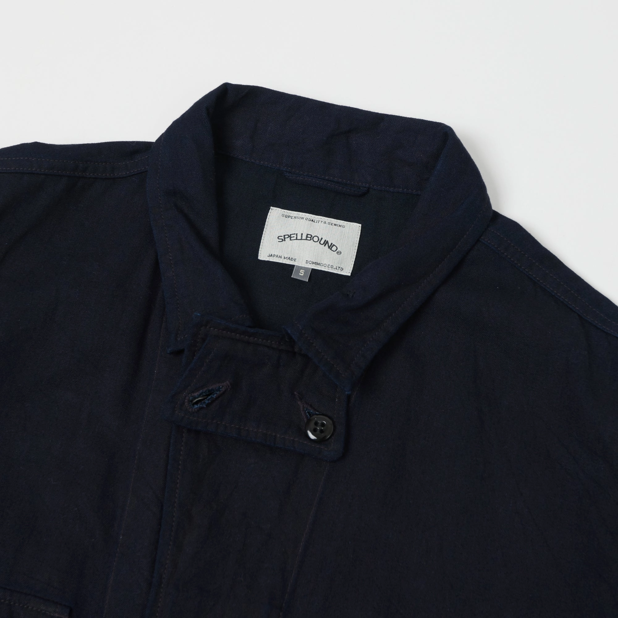 Spellbound M-65 Field Jacket - Dark Indigo LowProfileStitching All Weather Adaptability