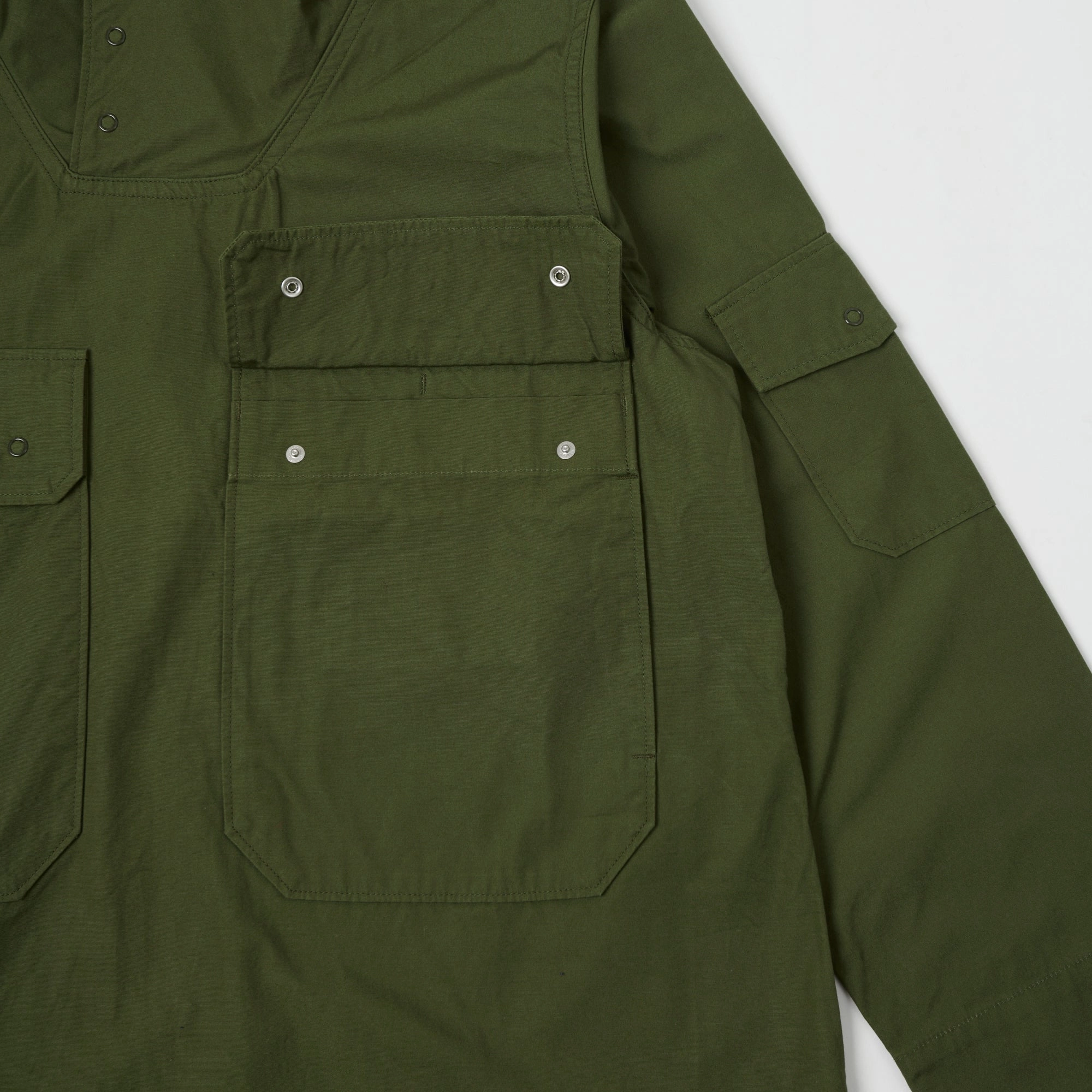 Detachable Layers Seamless Technology Spellbound Military Smock Jacket - Olive Drab