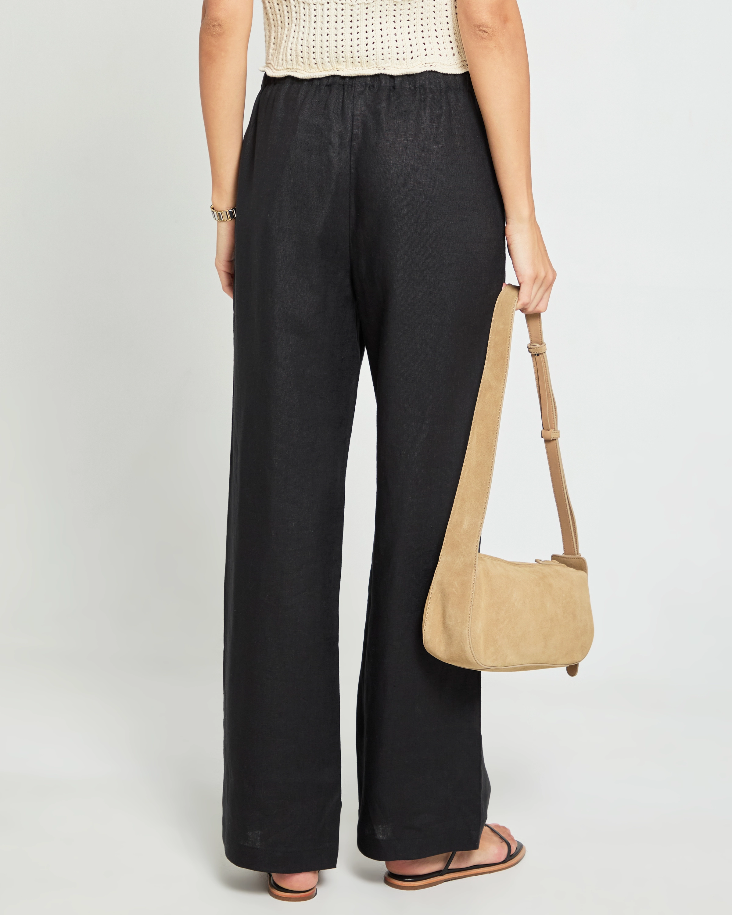 Paloma Linen Pant Zip Pocket
