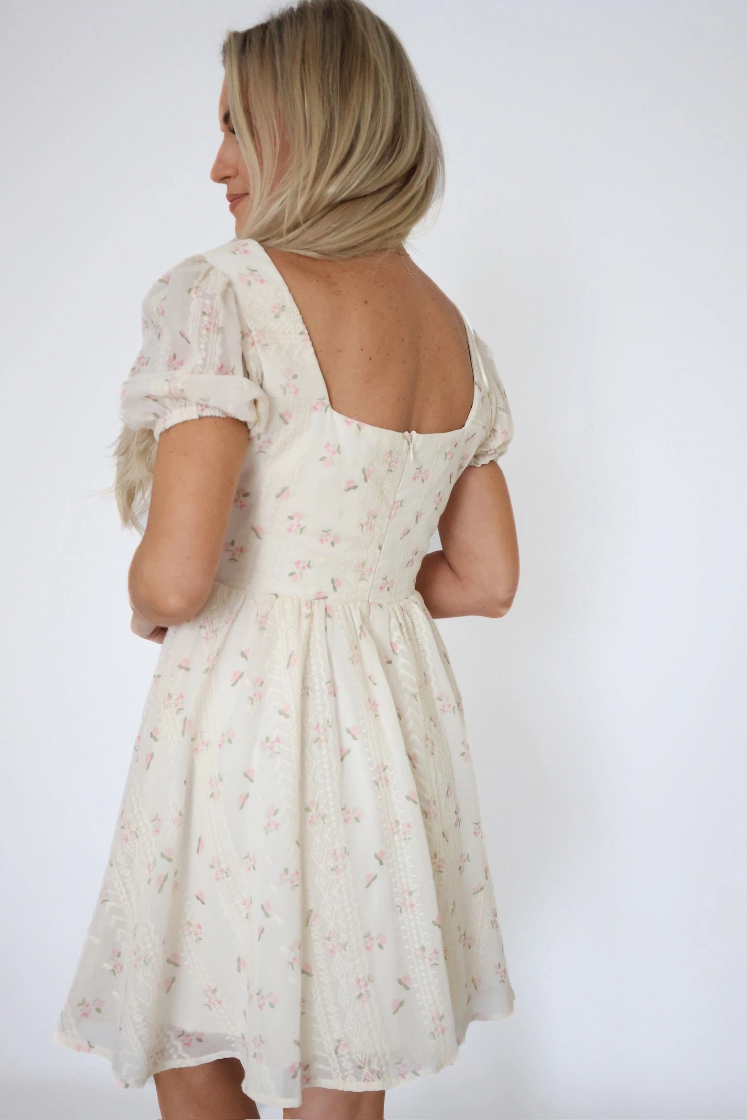 MinimalistSilhouette Spring Bloom Mini Dress (FINAL SALE)