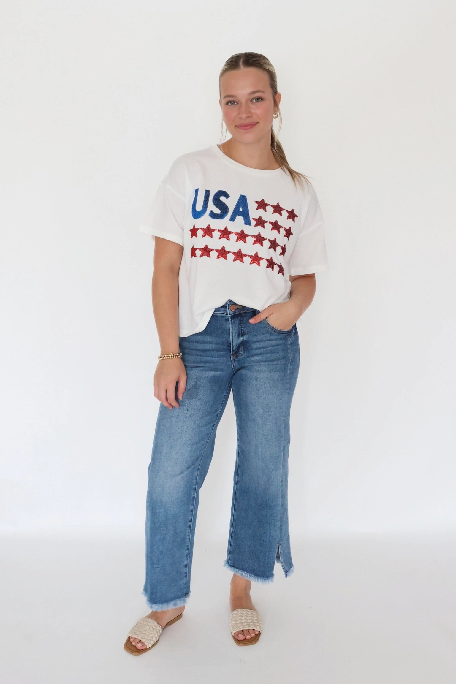 Star Spangled Tee(FINAL SALE) LightReflective