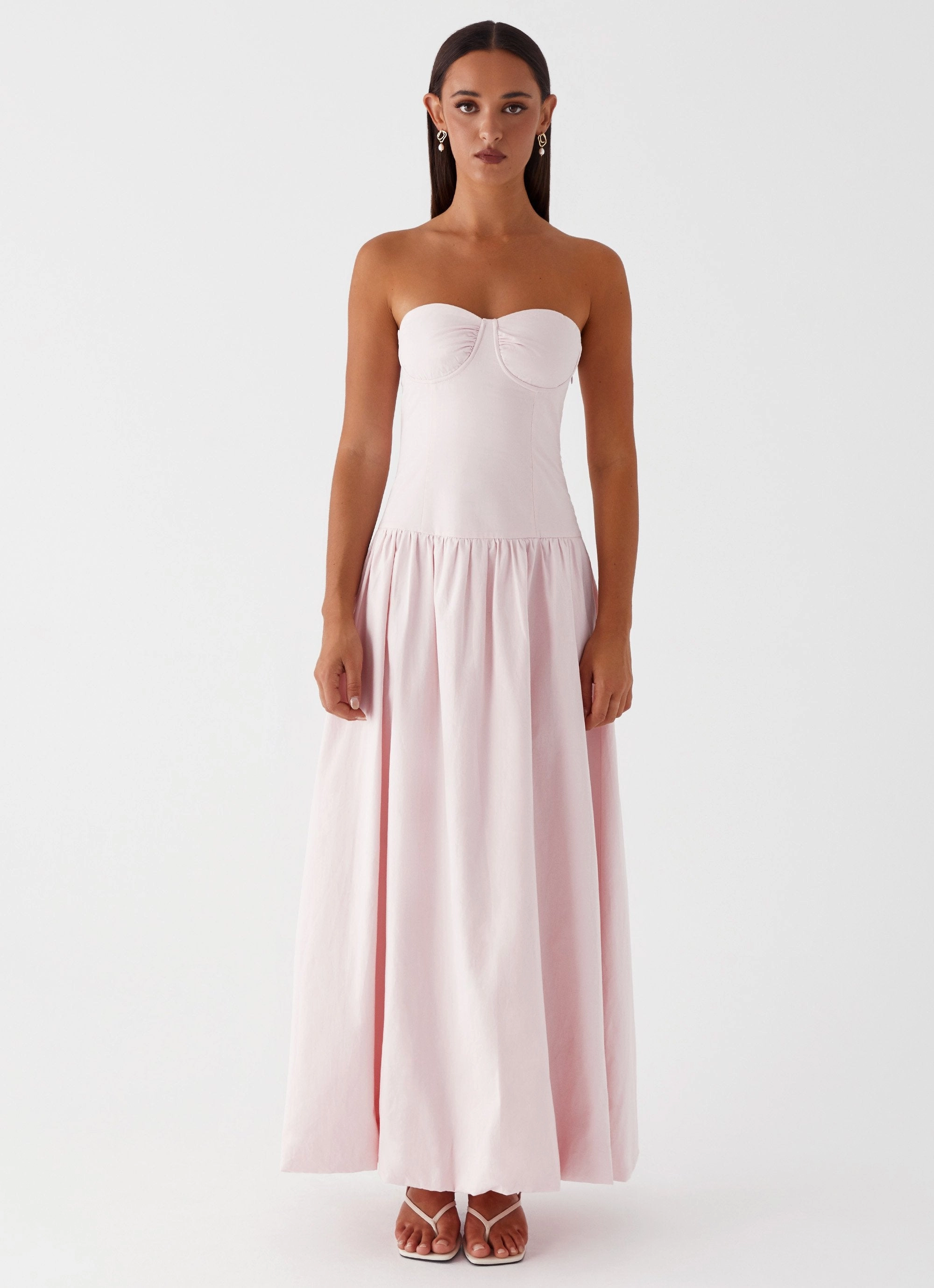 Starla Maxi Dress - Pink All-Day Comfort Wear Work Favorite