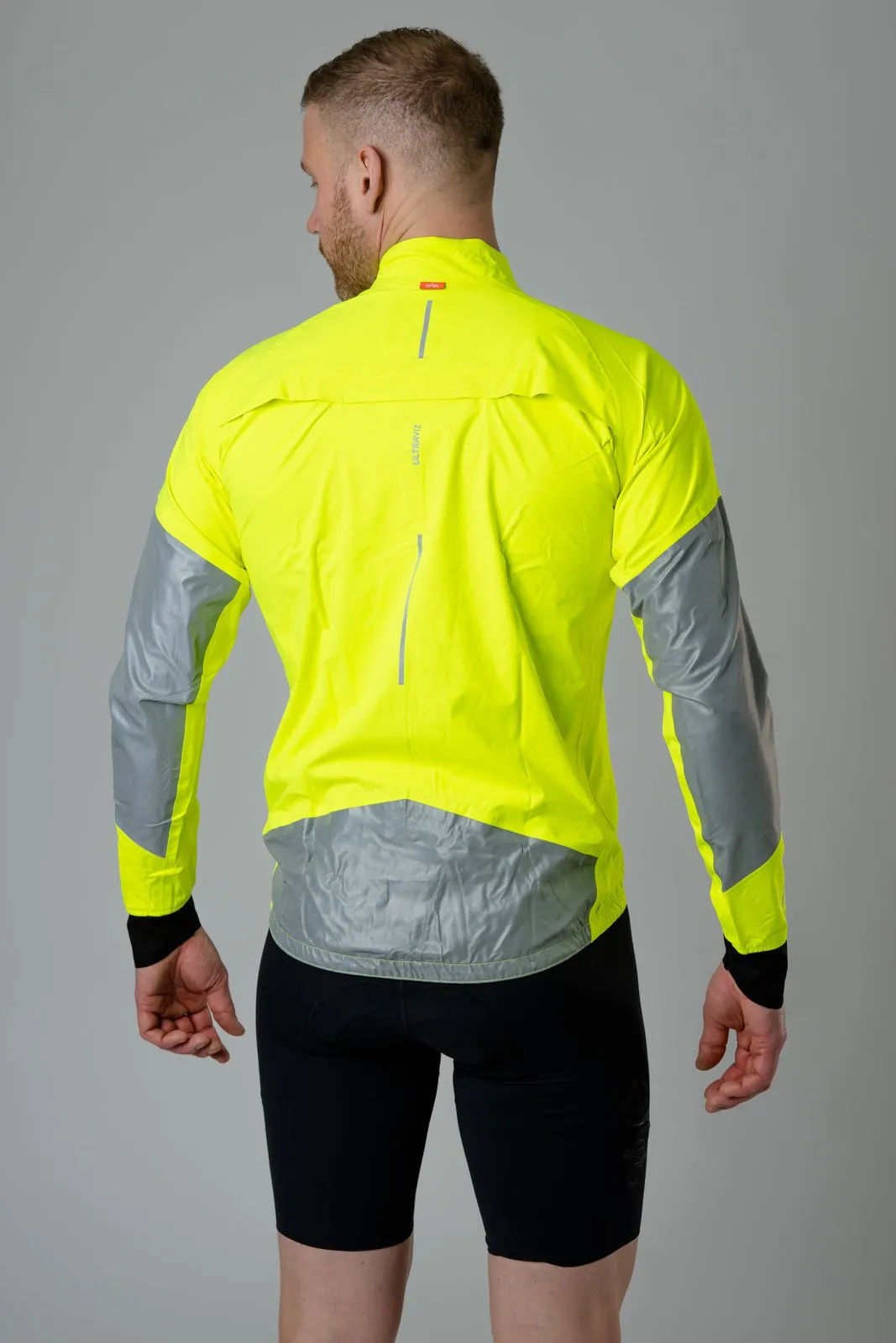 Östkusten Men's Cycling Rain Jacket: Waterproof, Breathable & High-Visibility Performance