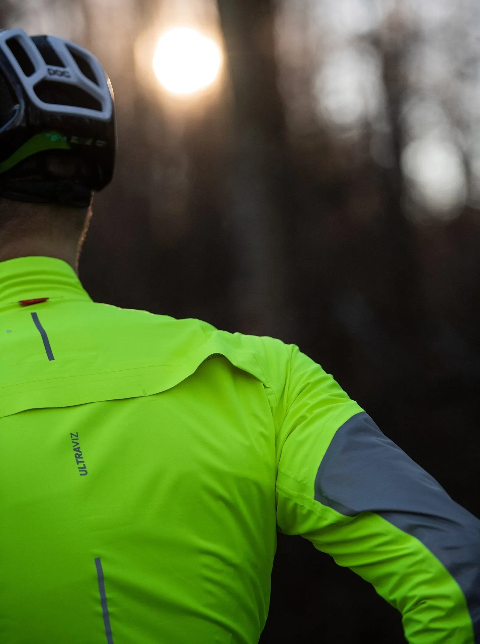 Östkusten Men's Cycling Rain Jacket: Waterproof, Breathable & High-Visibility Performance