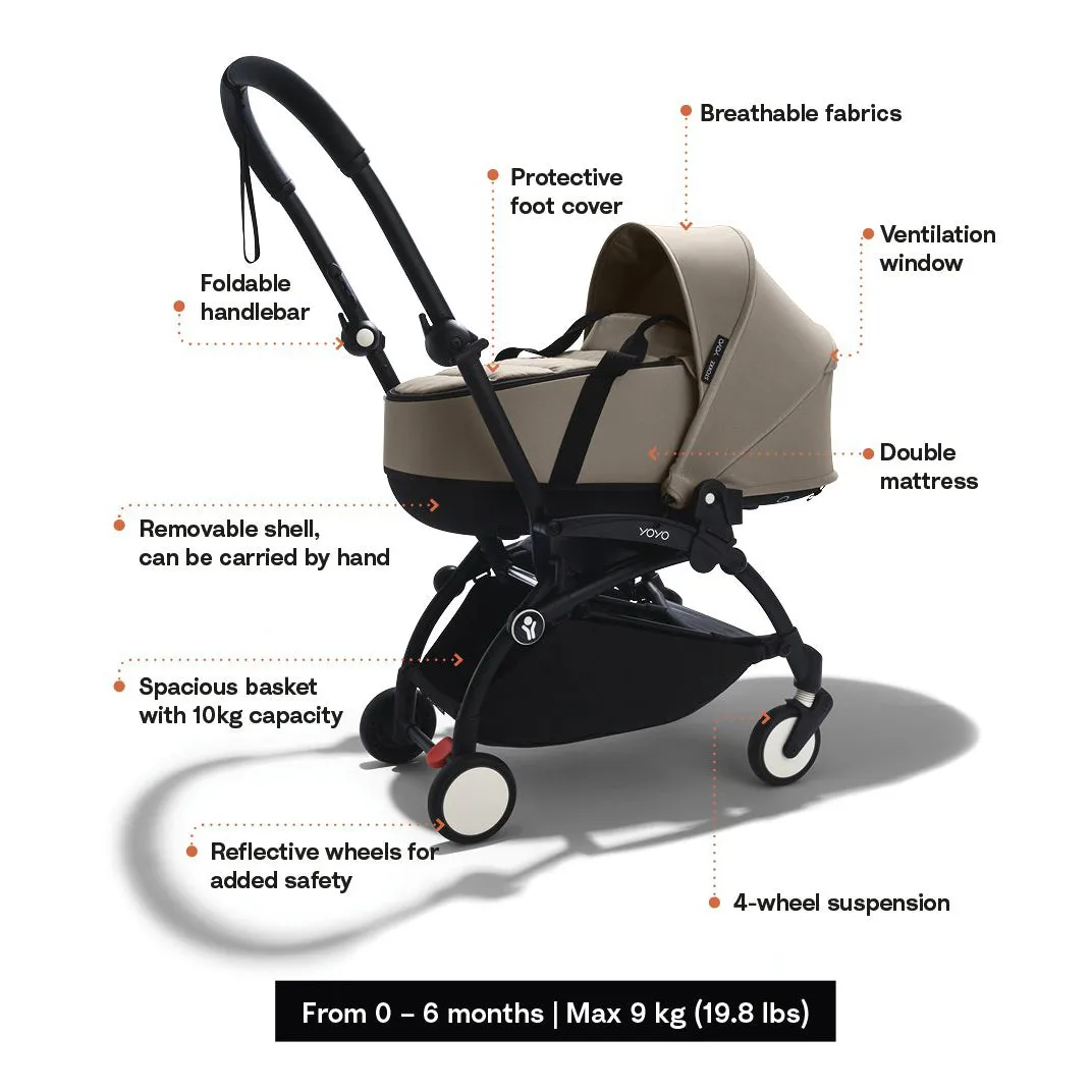 Stokke YOYO Newborn Shell - Toffee (Pre-Order; Est. Delivery in 4-6 Weeks)