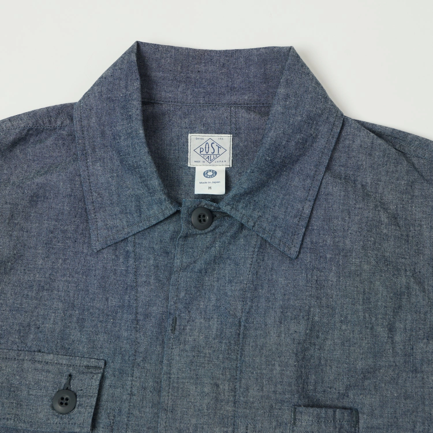 ErgonomicSleeveCut Advanced Layering System Post Overalls Chambray 'BDU' Field Jacket - Indigo