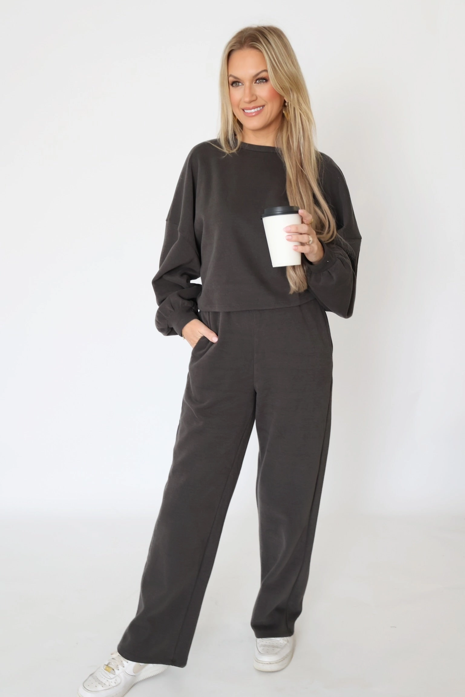 Relaxed Stay Wide Leg Pant AntiPillingTechnology Wrinkle Free Texture