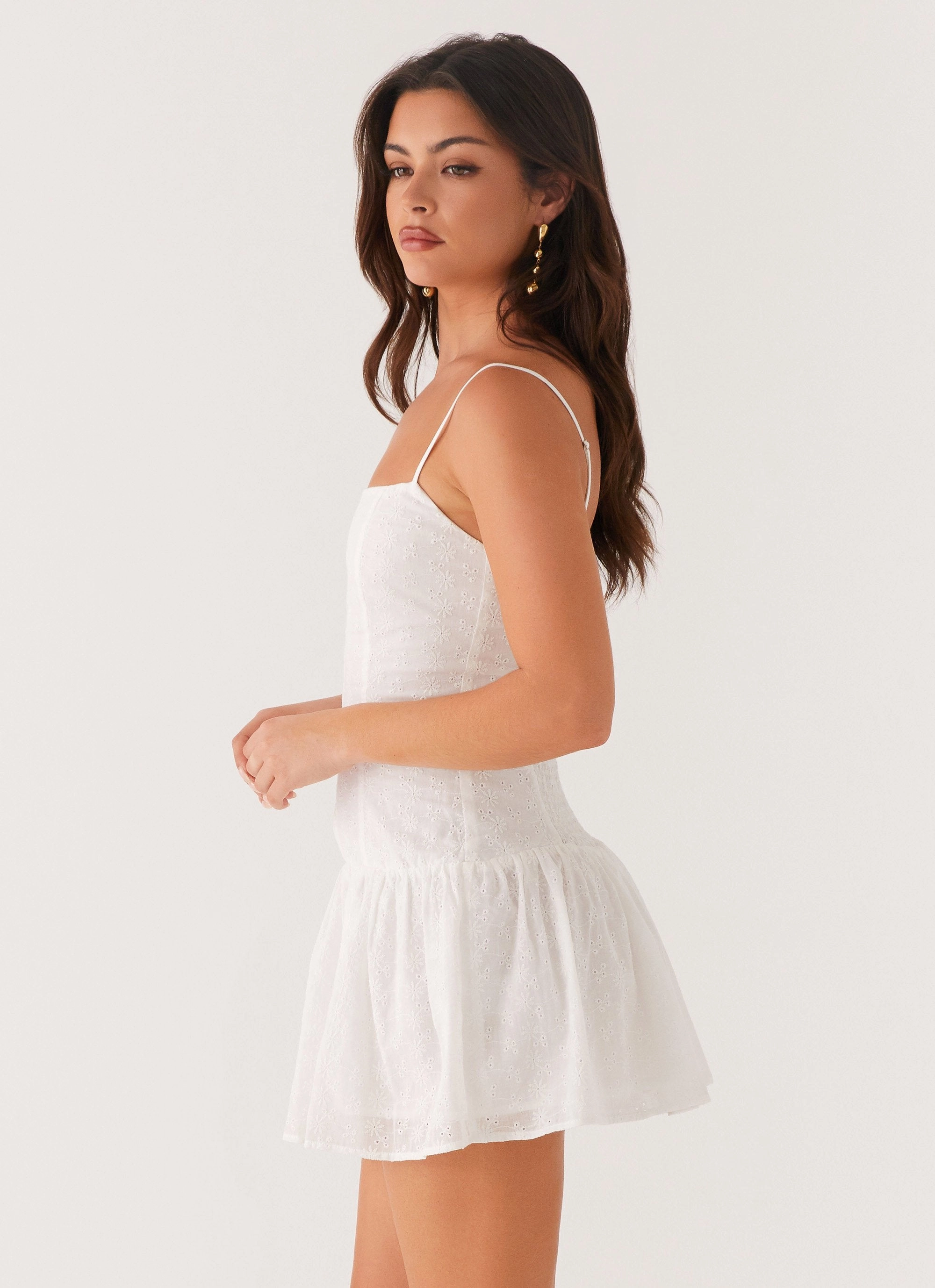 Palm Springs Mini Dress - White Chic Ensemble Chill Fashion