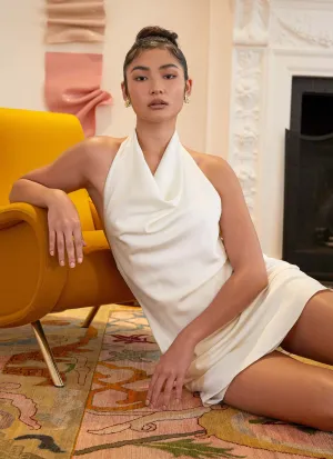 Sonelle Mini Dress - Ivory Limited Edition Edgy style