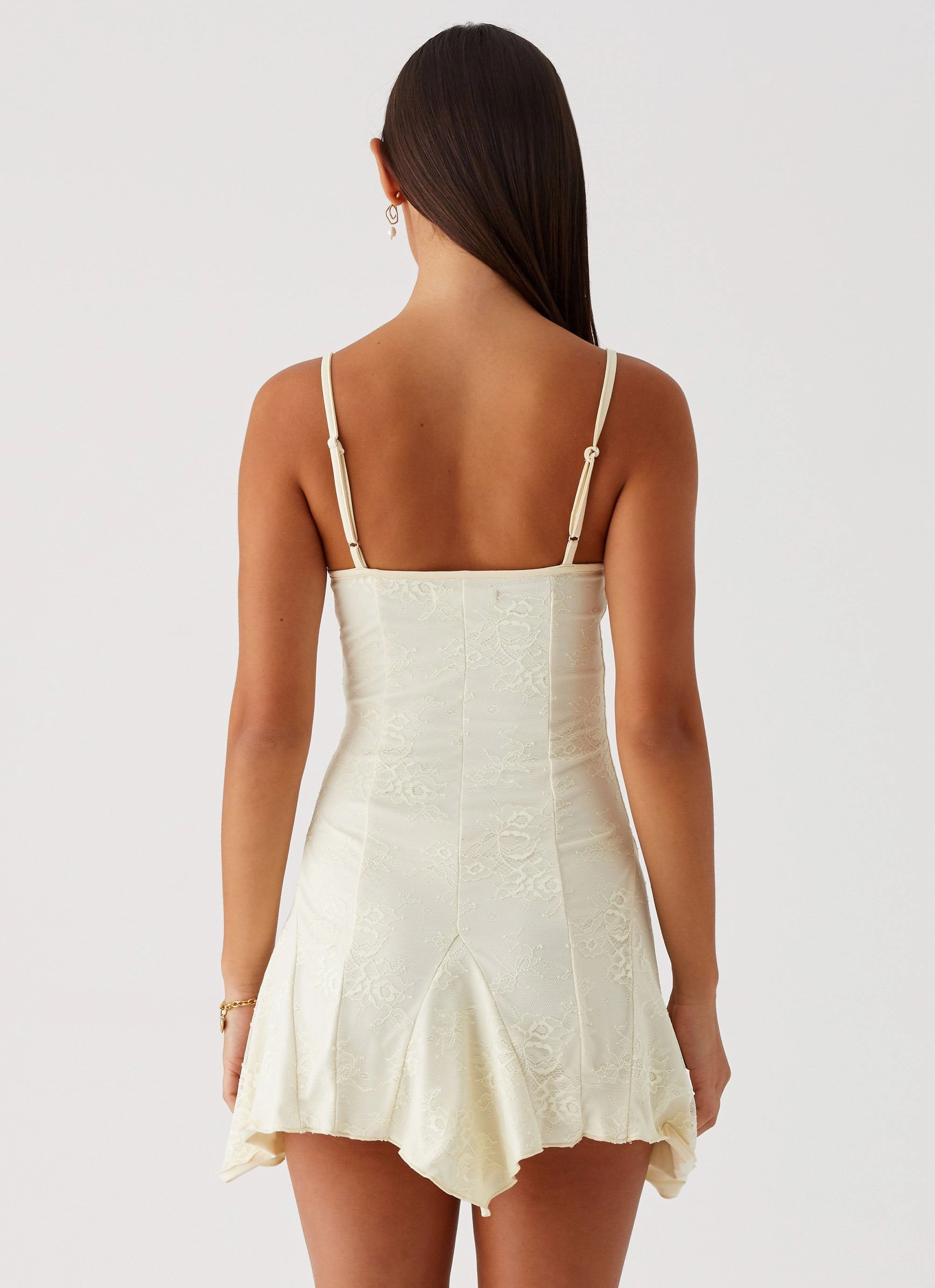 Surry Mini Dress - Yellow Crisp Look