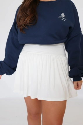 Racquet Club Skort Chic Cardigan VentilatedMeshPaneling