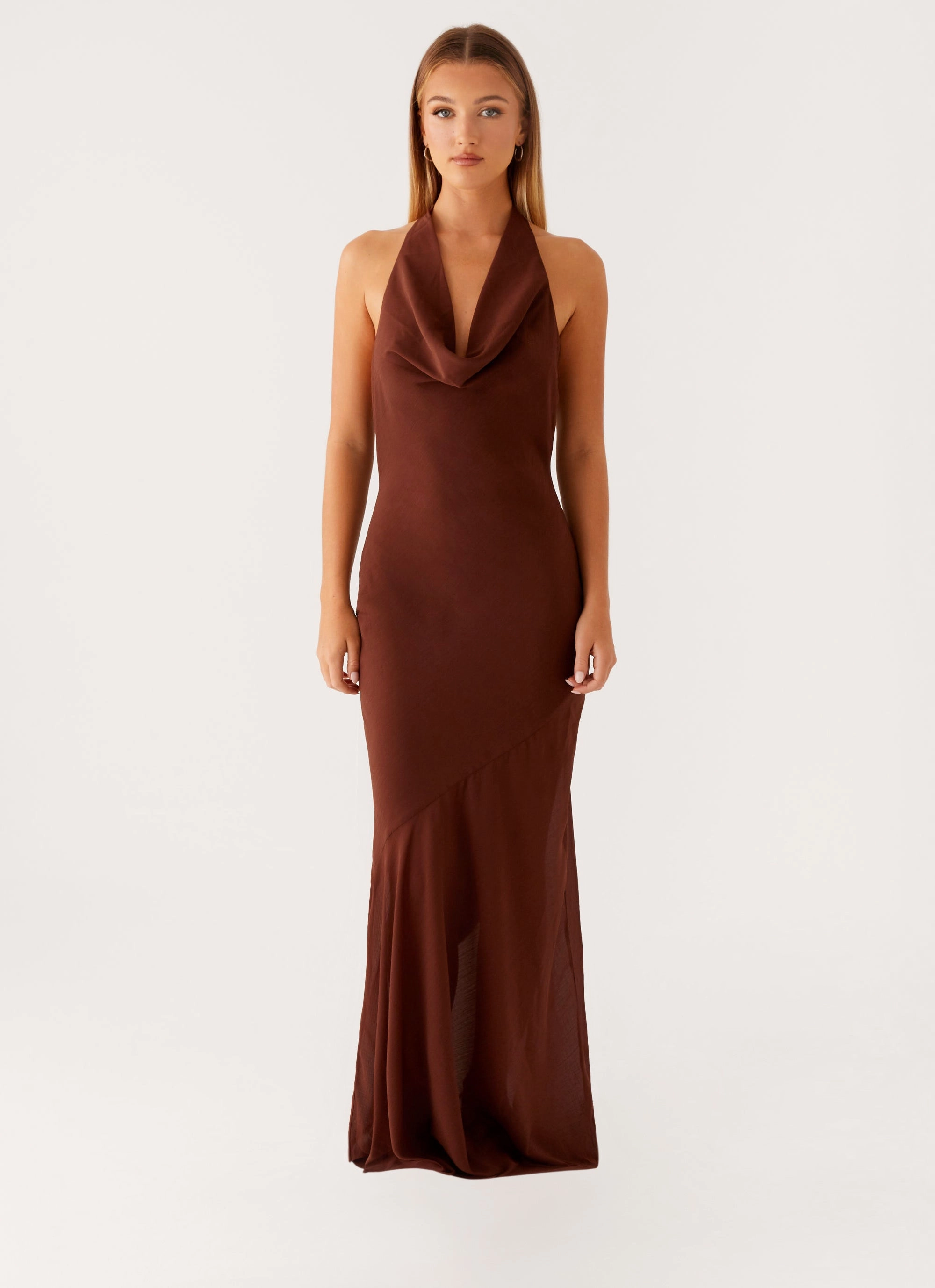solo wear Sullivan Maxi Dress - Chocolate