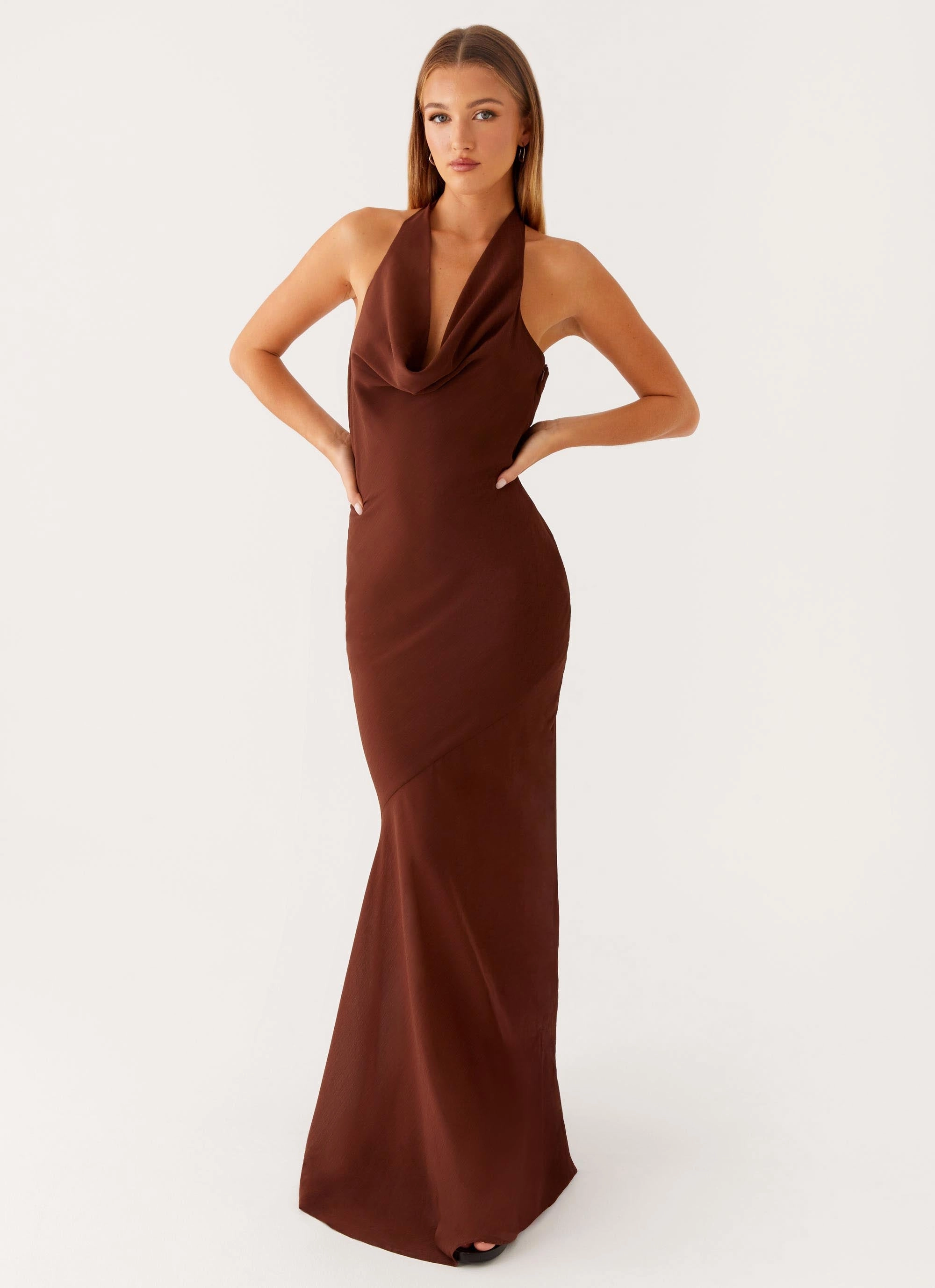 Sullivan Maxi Dress - Chocolate Flow Line