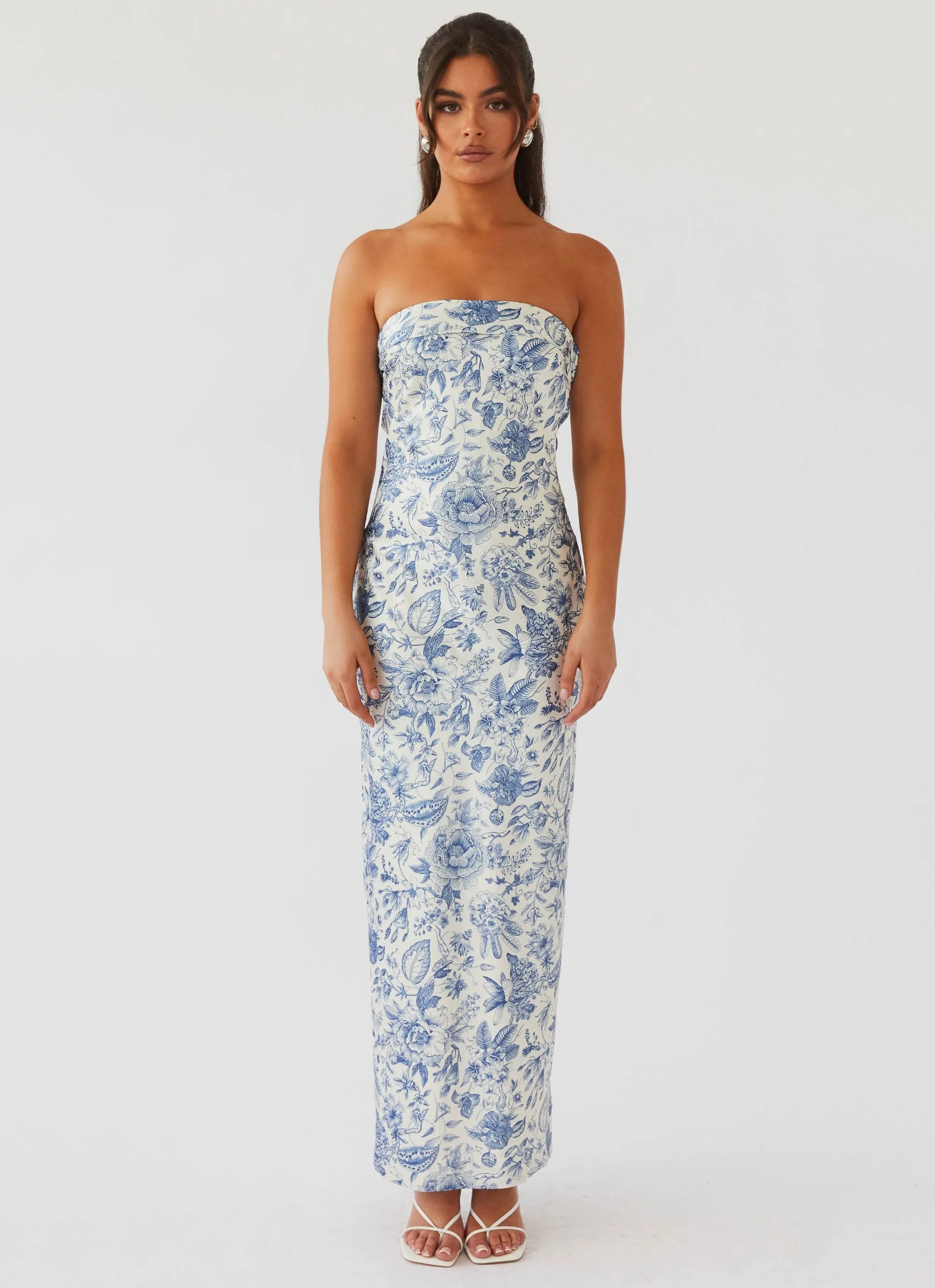 Trendy Outfit Summer Lover Maxi Dress - Blue Paisley