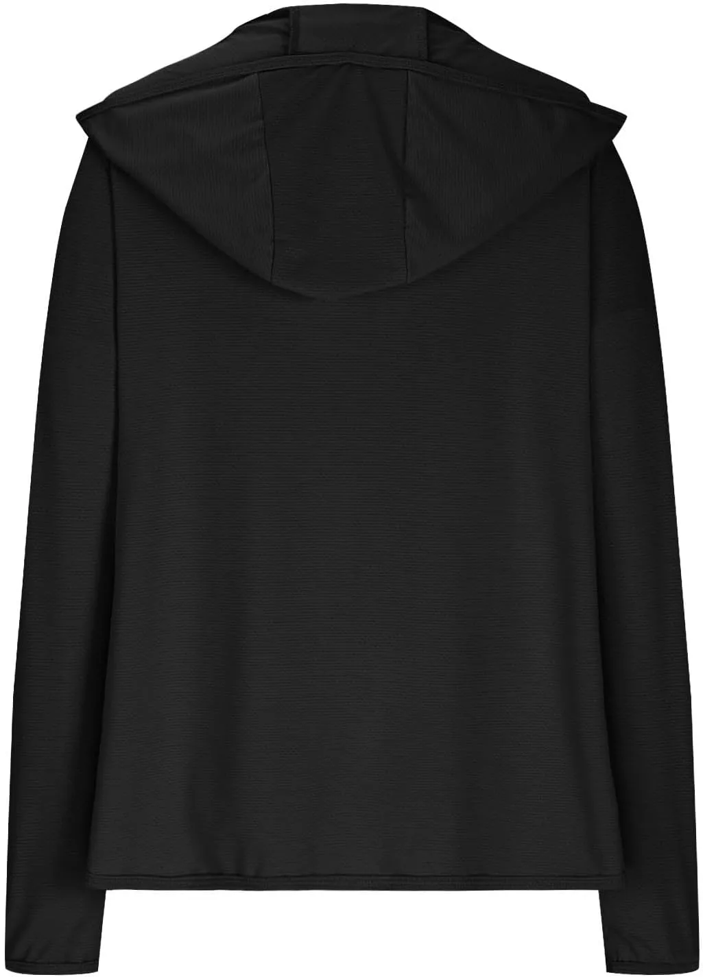 Summer Sun Protection Hooded Jackets for Women Zip Up Open Front Long Sleeve Shirt with Pockets Fishing Outdoor Tops