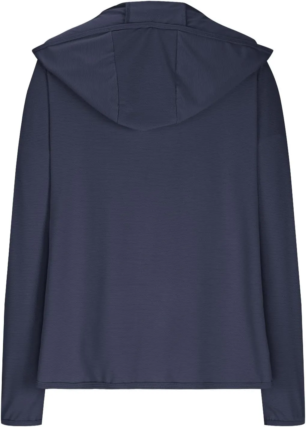 Summer Sun Protection Hooded Jackets for Women Zip Up Open Front Long Sleeve Shirt with Pockets Fishing Outdoor Tops