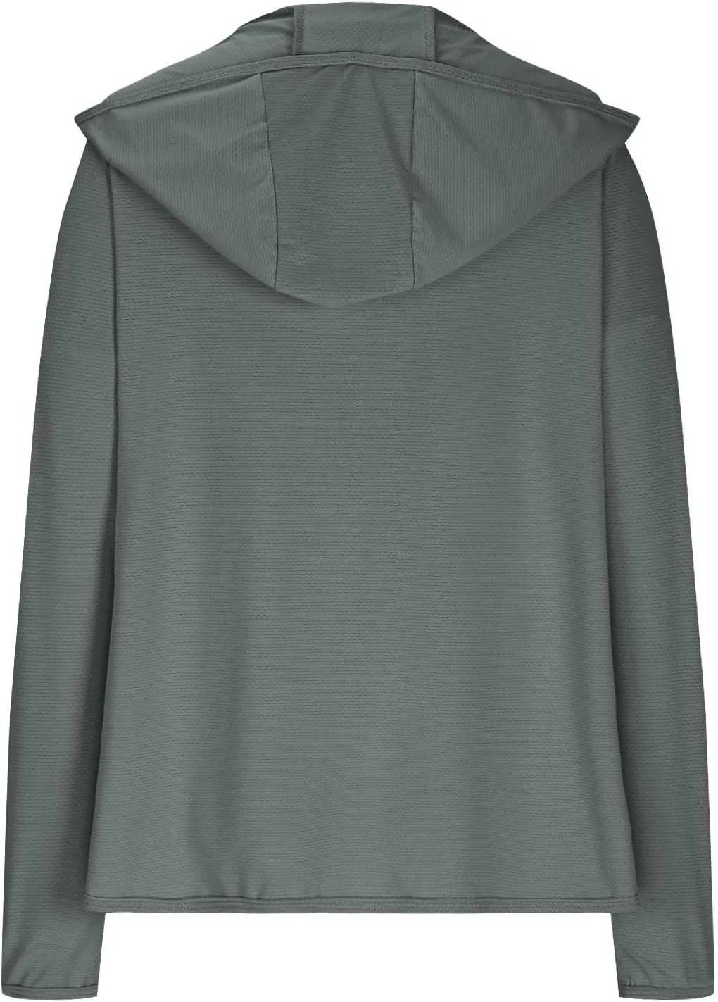 Summer Sun Protection Hooded Jackets for Women Zip Up Open Front Long Sleeve Shirt with Pockets Fishing Outdoor Tops