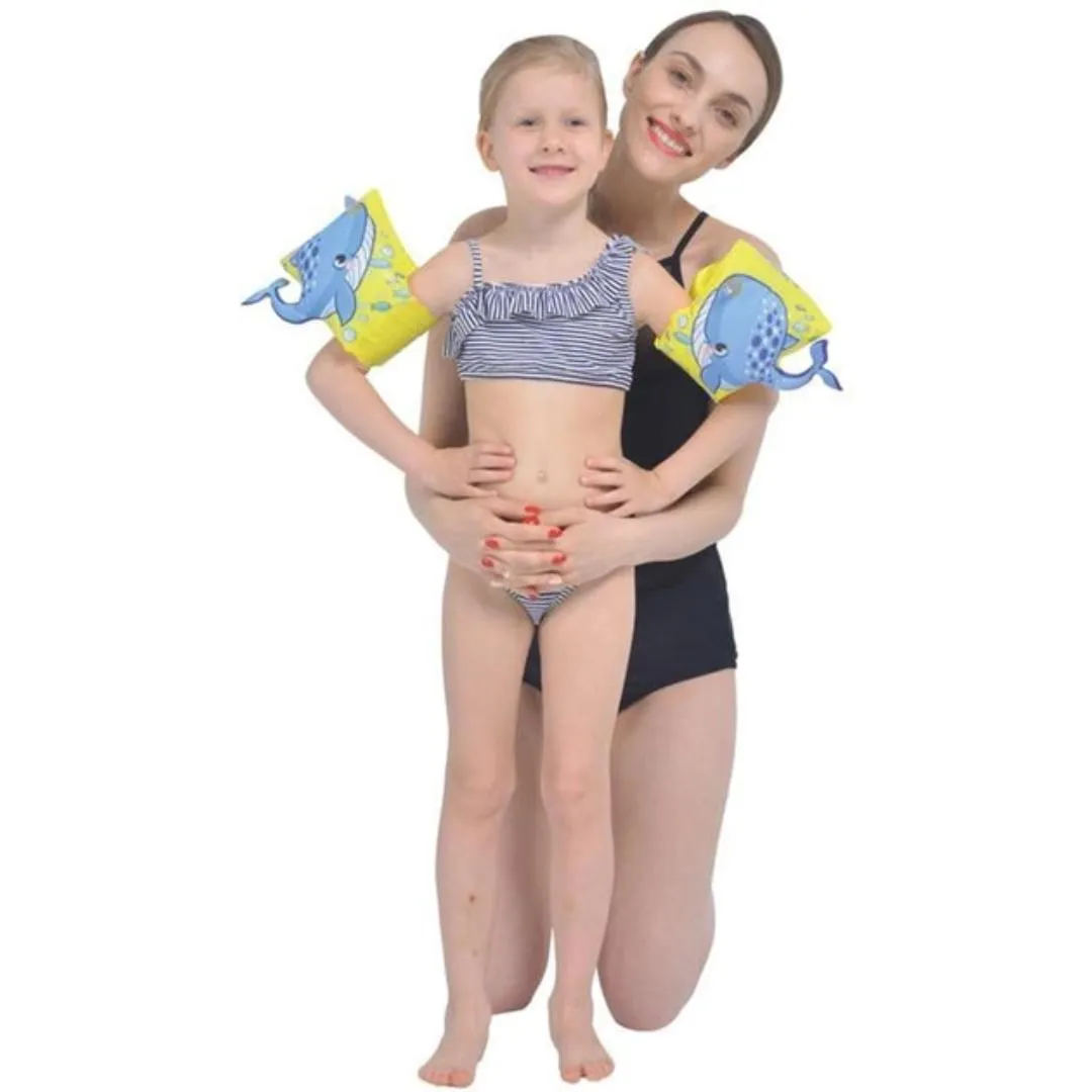 Sun Club Children's Whale Swimming Inflatable Arm Bands 23X22CM - jilong