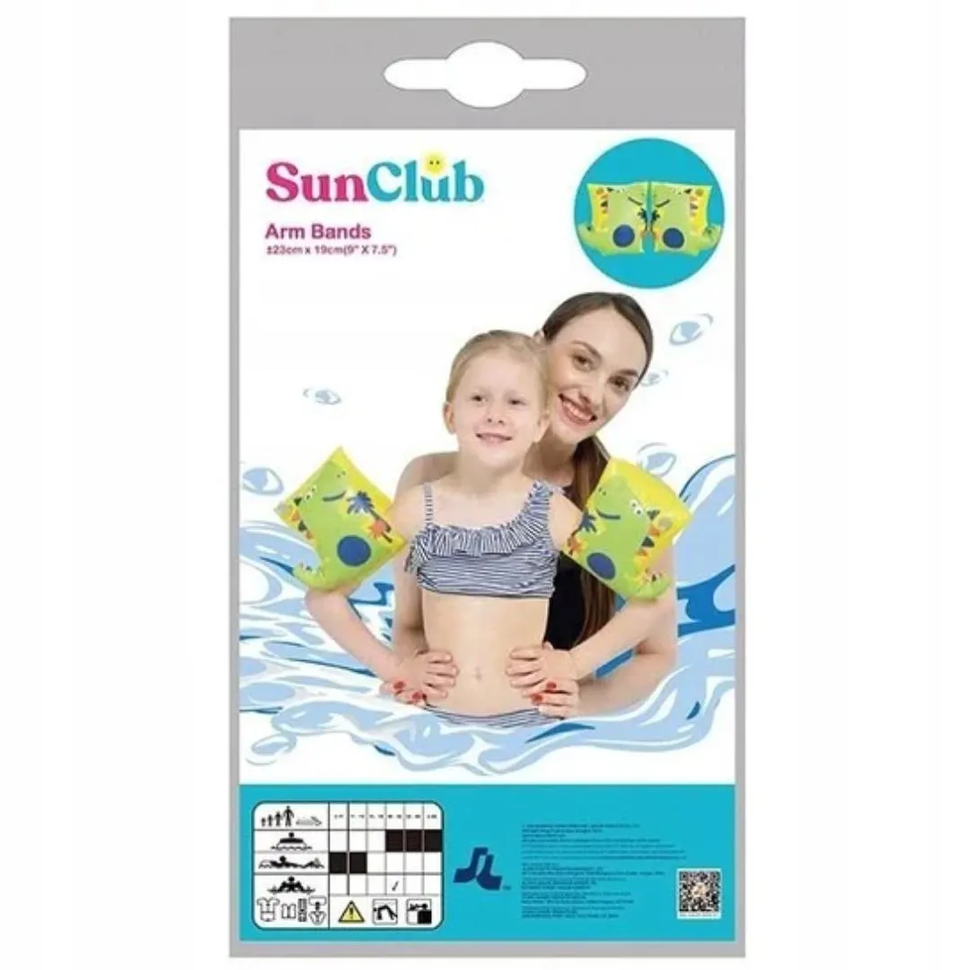 Sun Club Children's Whale Swimming Inflatable Arm Bands 23X22CM - jilong