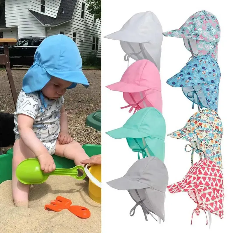 Sun Protection Hat Kid Children Bucket Hat Toddler (3 Months-5 Yrs)