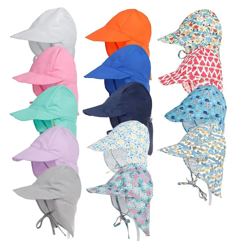 Sun Protection Hat Kid Children Bucket Hat Toddler (3 Months-5 Yrs)