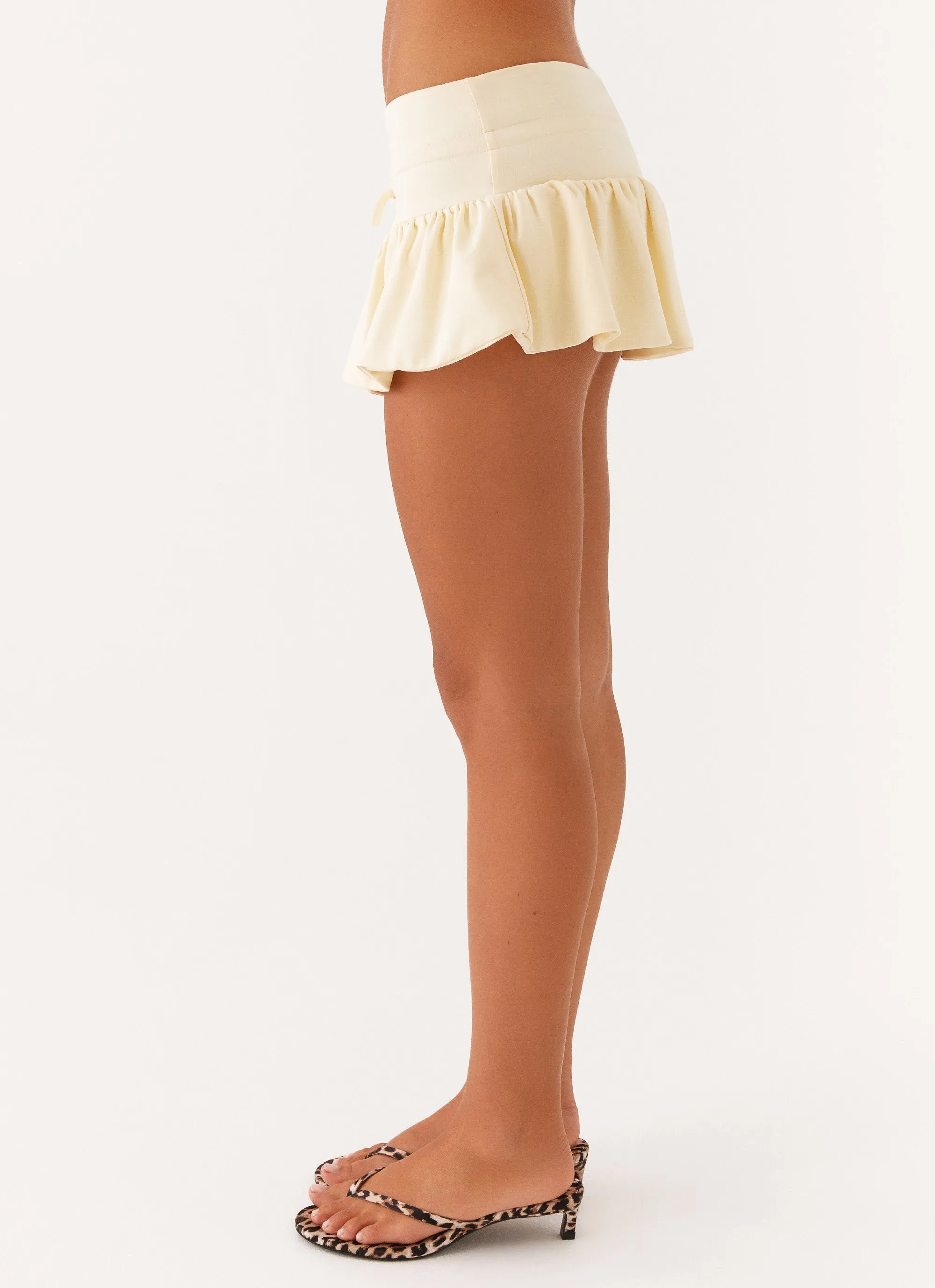 Soft Movement Landon Mini Skort - Lemon