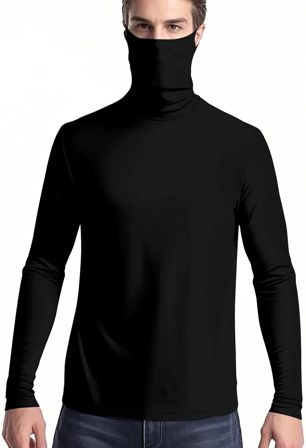 Sun Shirt Women Uv Protection Plus Size with Face Cover Swim Fishing Lightweight Quick Dry Hiking Workout Outdoor Tops