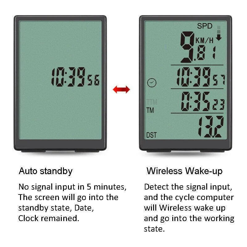 Sunding Wireless Bicycle Computer Bike Speedometer Odometer Backlight Speedometer Cycling Accessories Waterproof