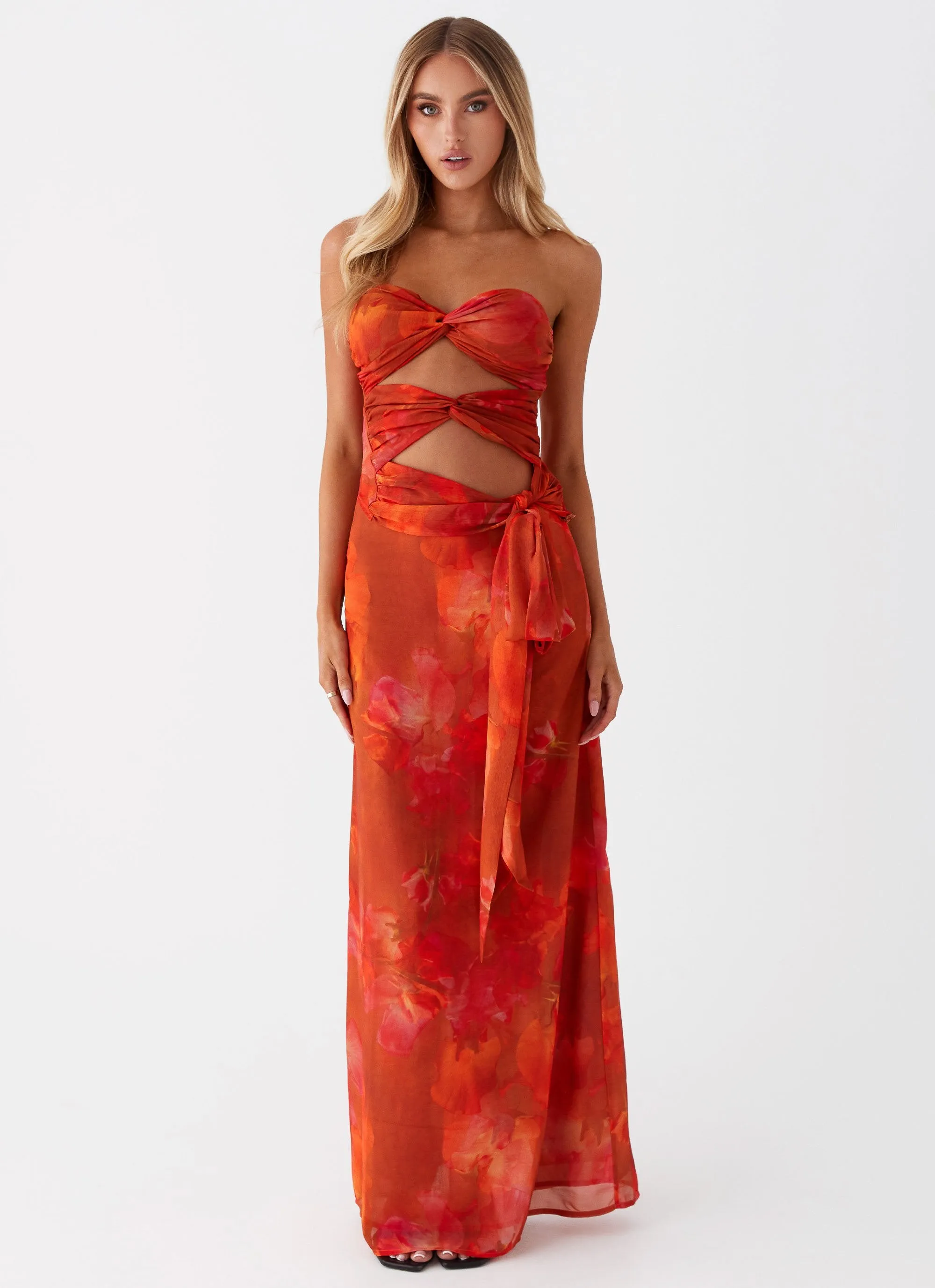 WrinkleFree Weave Layered Sleeve Sunlight Cascade Top - Amber