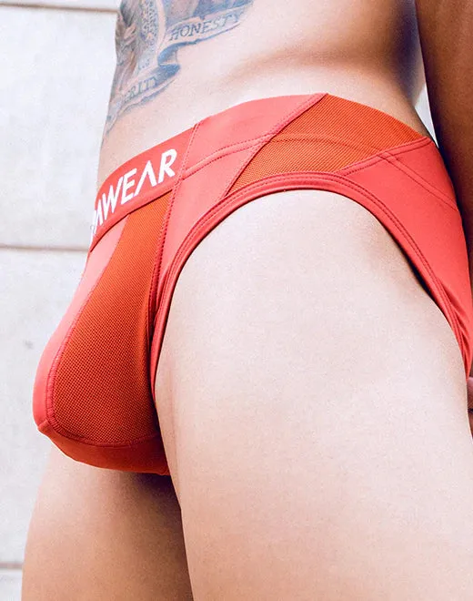 Supawear Vortex brief cranberry