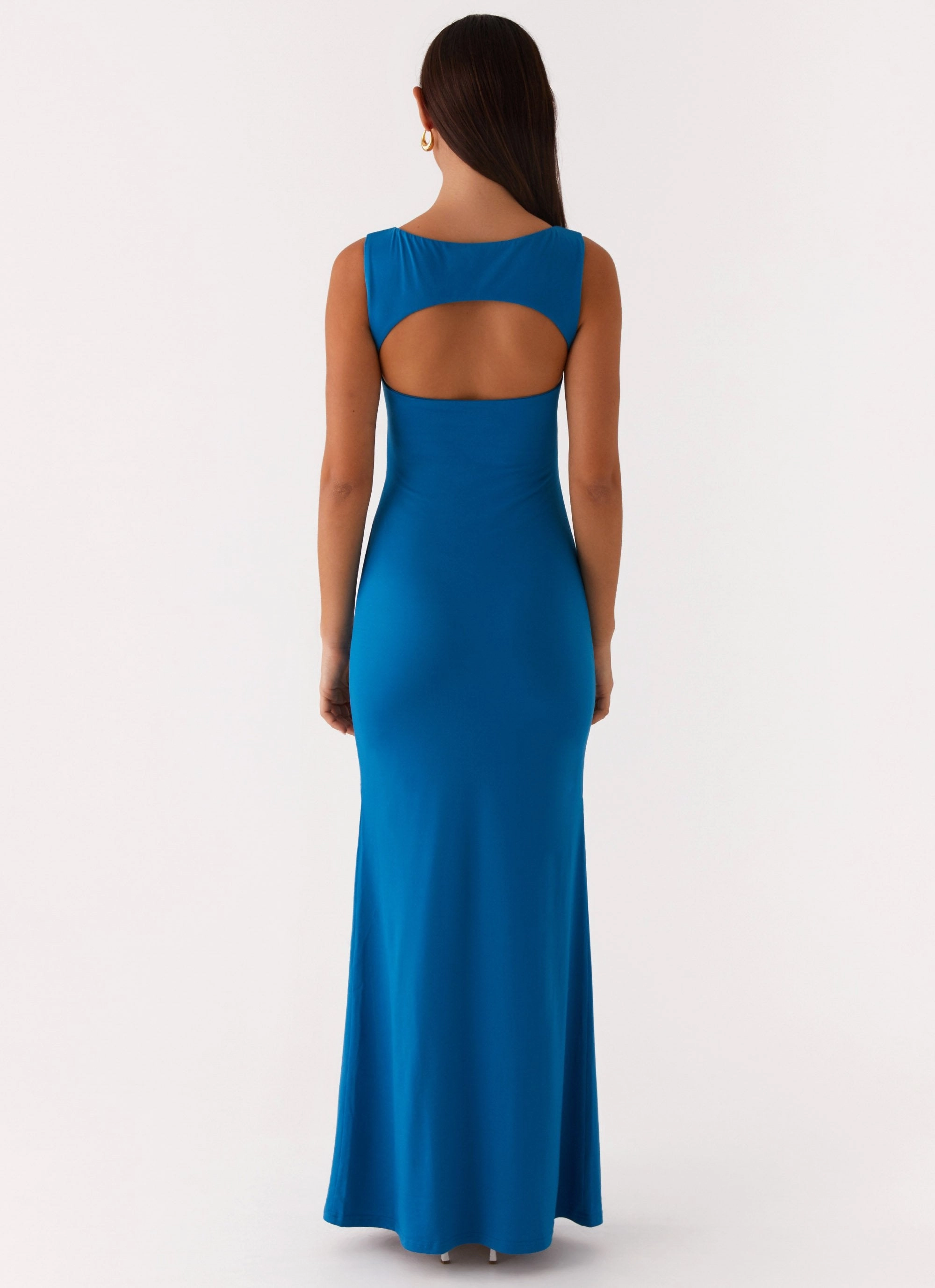Classic structured dress Airy Fit Lagoon Cut Out Maxi Dress - Royal Blue
