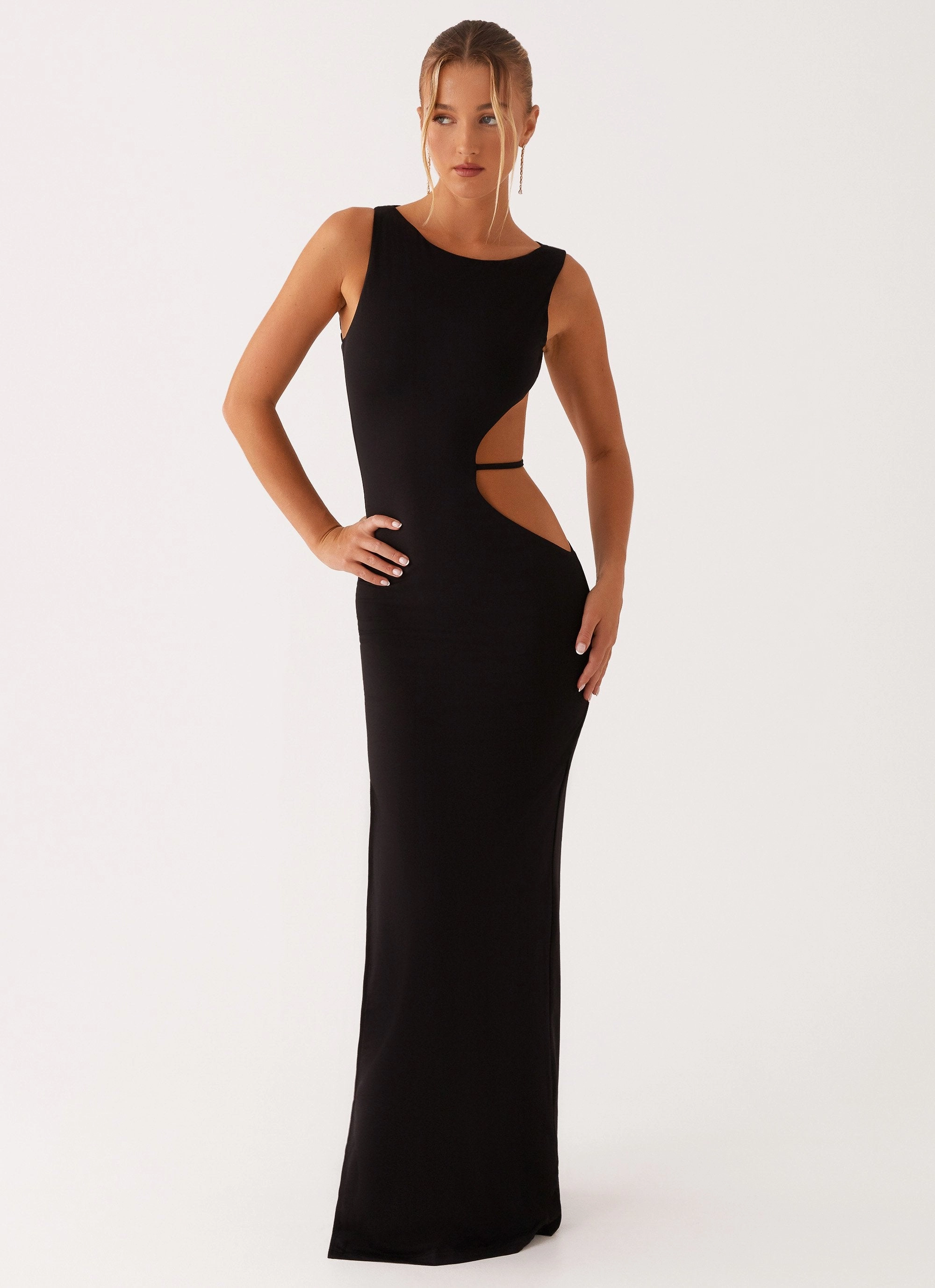Happy Fit Sutton Maxi Dress - Black