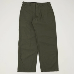 Reinforced Seams Engineered Garments Heavyweight Ripstop Fatigue Pant - Olive