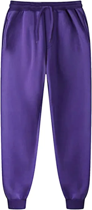 Sweatpants for Men Joggers, Mens Casual Sweatpants with Pockets Stretch Waist Tapered Trousers Athletic Outdoor Pants
