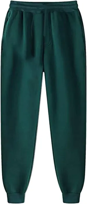 Sweatpants for Men Joggers, Mens Casual Sweatpants with Pockets Stretch Waist Tapered Trousers Athletic Outdoor Pants