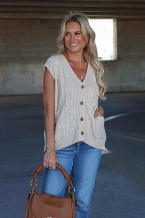 Swift Cardigan Vest Simple Cut