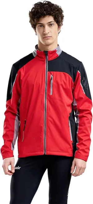 Swix Men's Tista Durable Lightweight Breathable Water-Resistant Active Outdoor Winter Sports Softshell Jacket