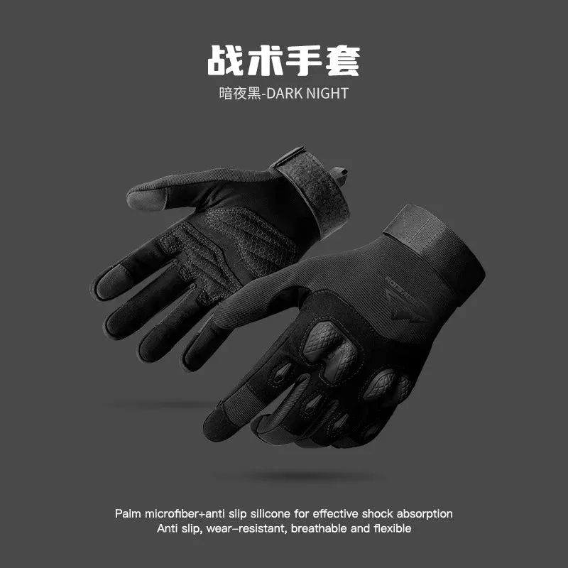 Tactical Men's Fitness Training Outdoor Cycling Sports Leak Half Finger Non-Slip Mountaineering Rock Climbing Fighting Protectiv