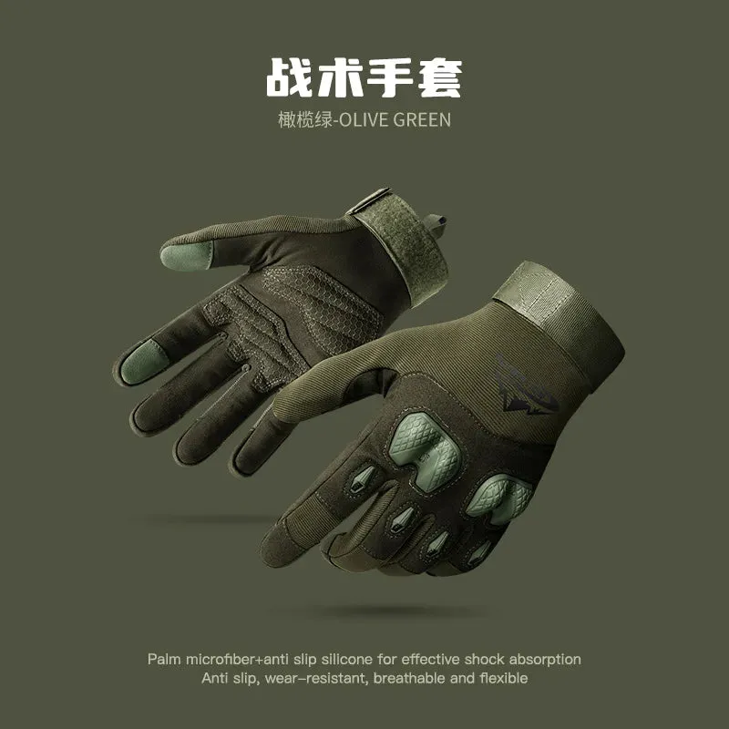 Tactical Men's Fitness Training Outdoor Cycling Sports Leak Half Finger Non-Slip Mountaineering Rock Climbing Fighting Protectiv