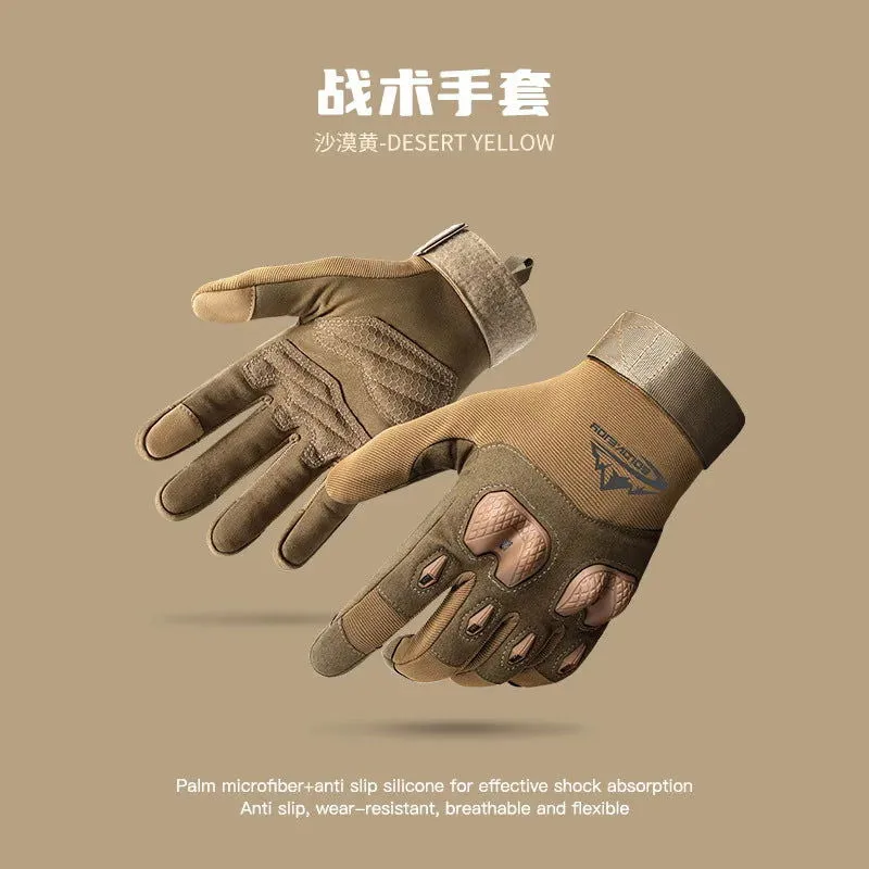 Tactical Men's Fitness Training Outdoor Cycling Sports Leak Half Finger Non-Slip Mountaineering Rock Climbing Fighting Protectiv