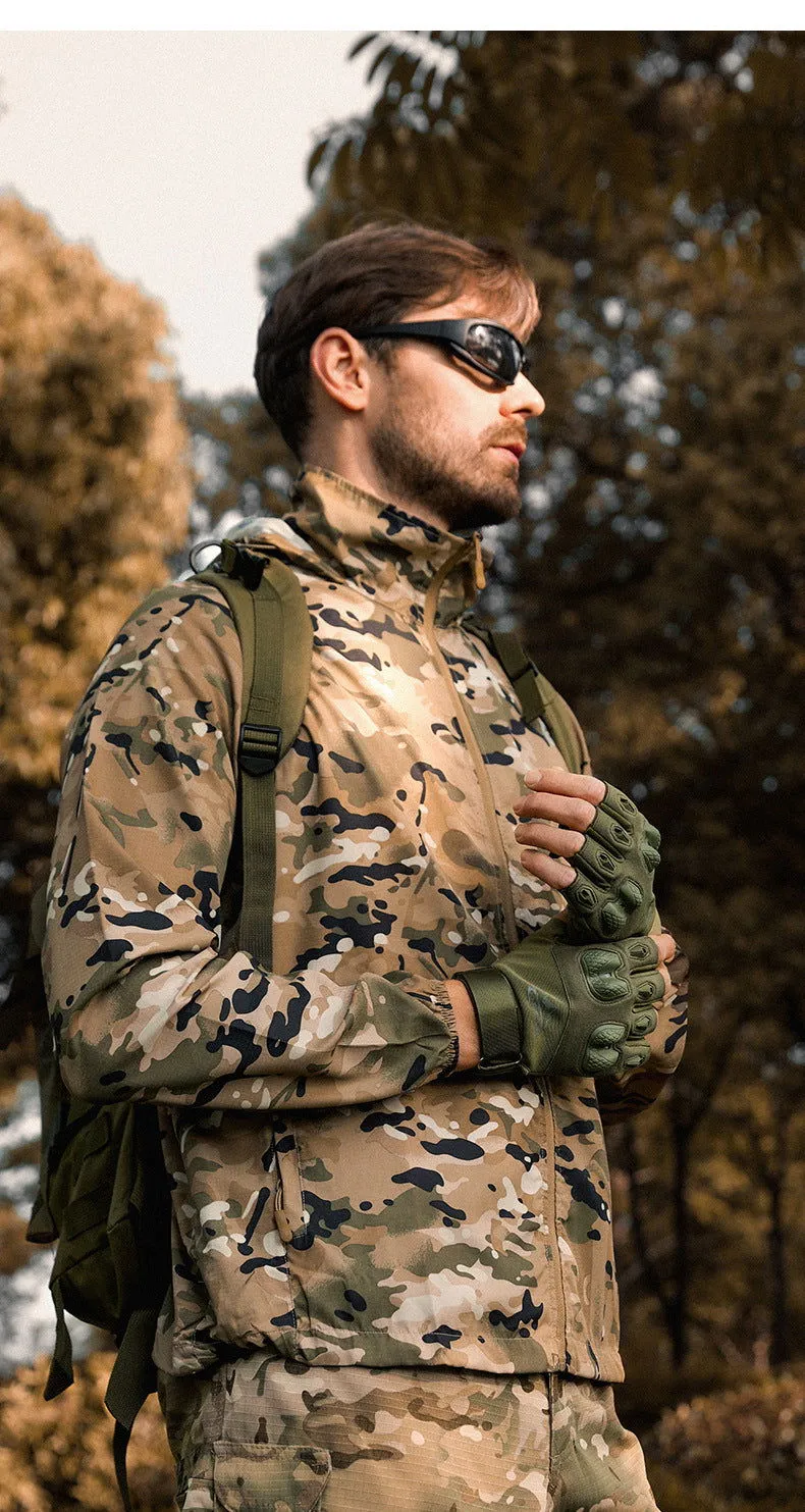 Tactical Men's Fitness Training Outdoor Cycling Sports Leak Half Finger Non-Slip Mountaineering Rock Climbing Fighting Protectiv