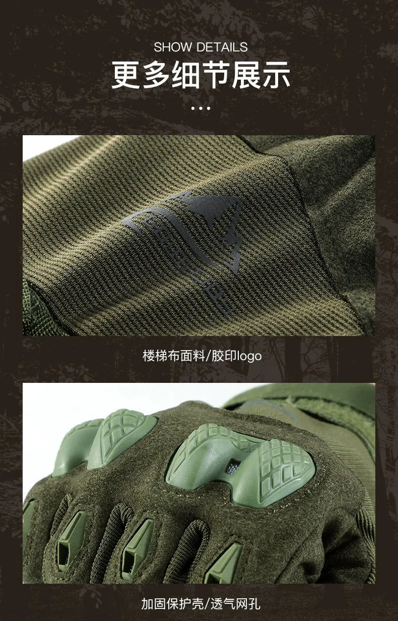 Tactical Men's Fitness Training Outdoor Cycling Sports Leak Half Finger Non-Slip Mountaineering Rock Climbing Fighting Protectiv