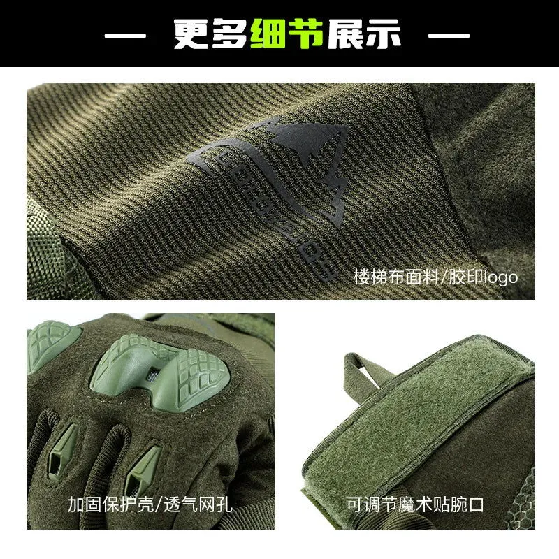 Tactical Men's Fitness Training Outdoor Cycling Sports Leak Half Finger Non-Slip Mountaineering Rock Climbing Fighting Protectiv