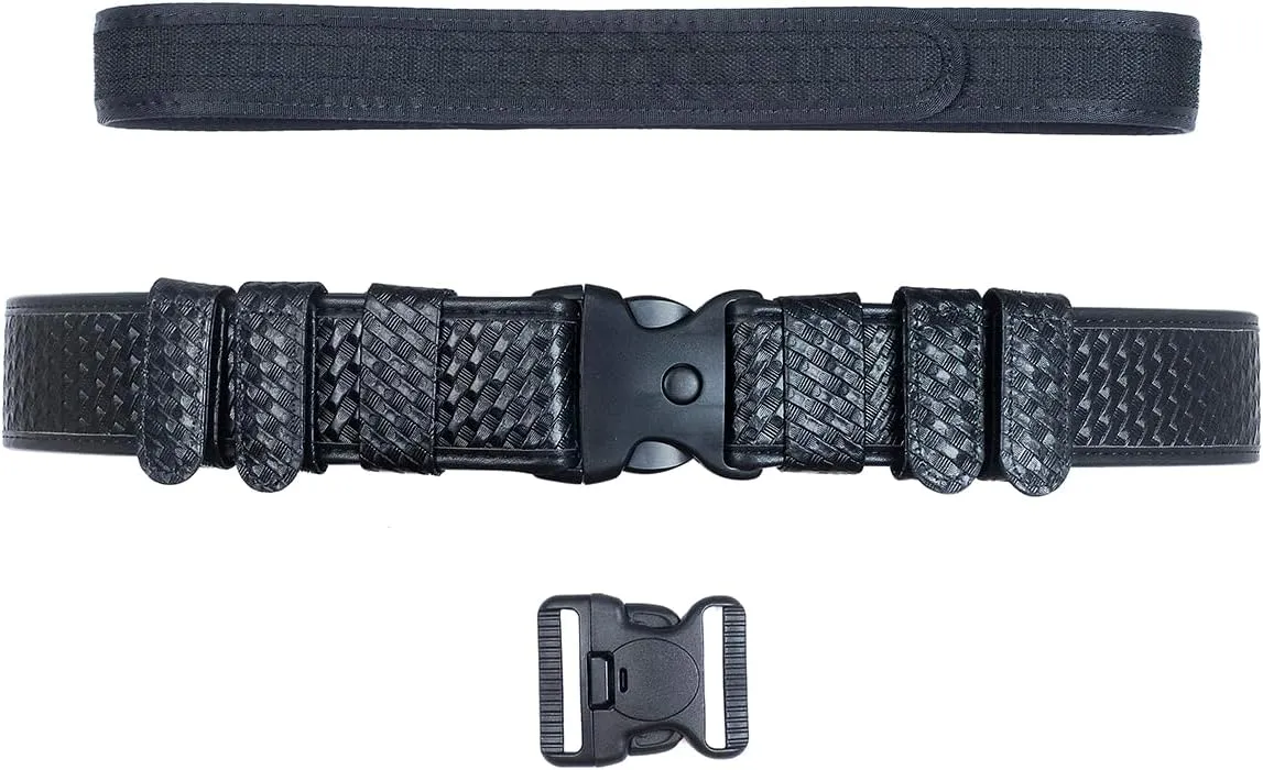 TAFTACFR Duty Belt for Law Enforcement Utility Security Military Police 2.0" Tactical Patrol Belt Set