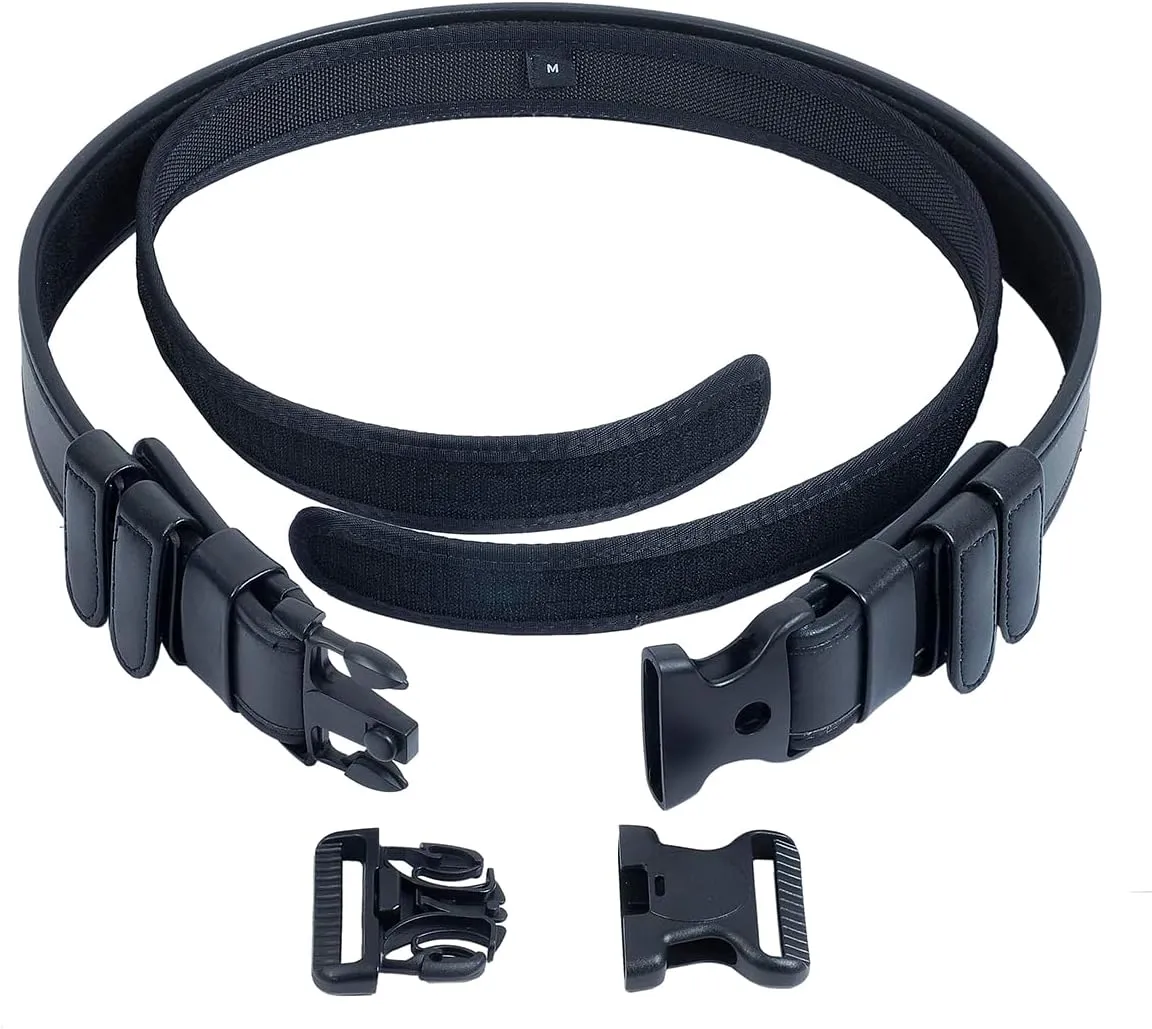 TAFTACFR Duty Belt for Law Enforcement Utility Security Military Police 2.0" Tactical Patrol Belt Set