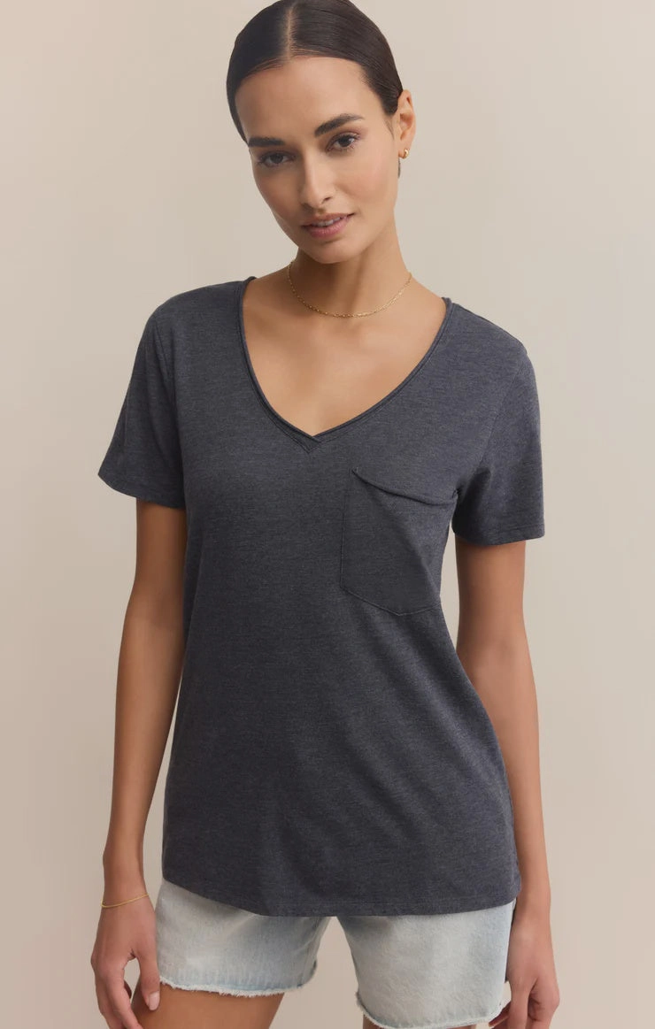 Ventilation Panel Modern Pocket Tee- Eclipse